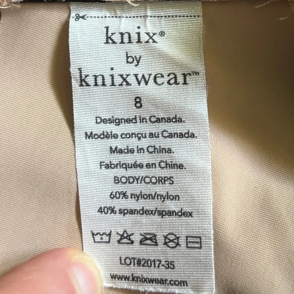 Knix Knixwear Black Beige Unpadded Evolution Wireless Bra Size 8 - Picture 5 of 6